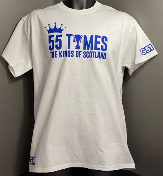 Kings of Scotland Trophy T-shirt White