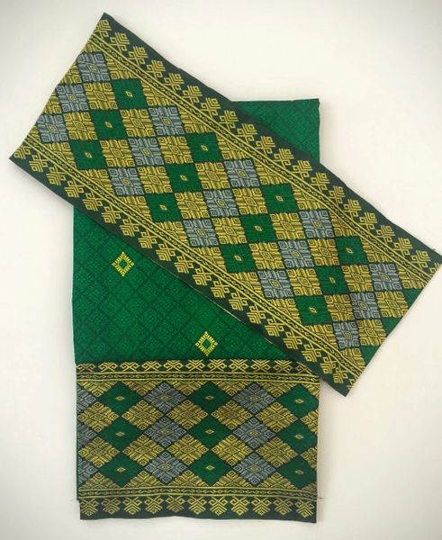 Emerald green fabric