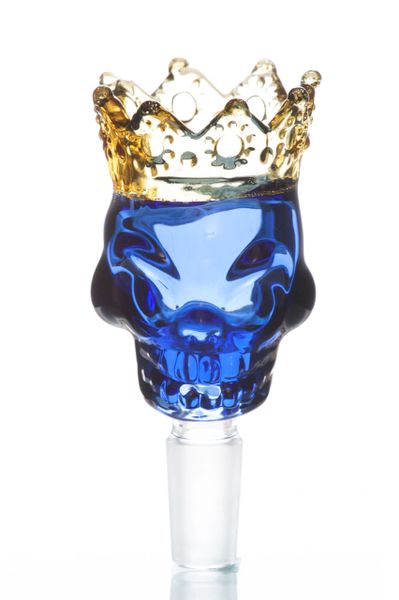 BOWL15 - 3.5" Skull With Crown Bowl
