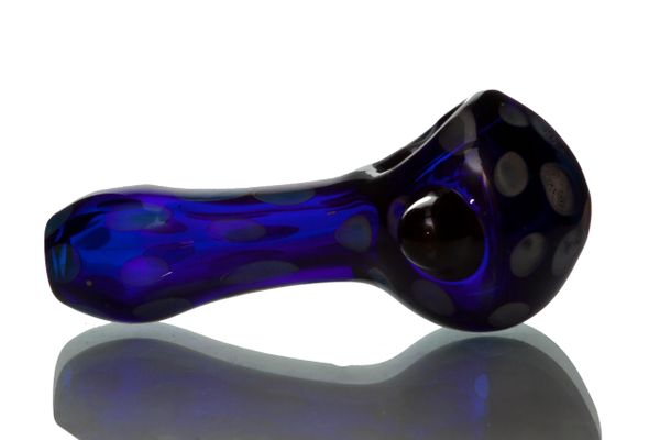 GP41 - 3" Glass Pipe With Fumed Dots