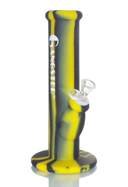 SWP9 - 10" SILICONE WATER PIPE, CHOOSE FROM 7 DIFFERENT COLORS
