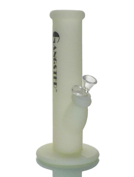 SWP9G - 10" GLOW IN THE DARK SILICONE STRAIGHT TUBE