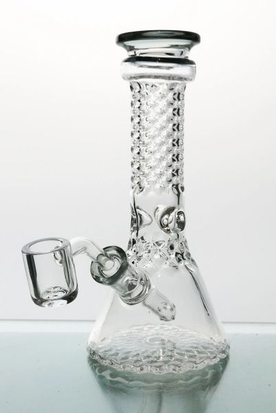 GG240B - 7'' DEBOSSED BEAKER RIG(NO LOGO)