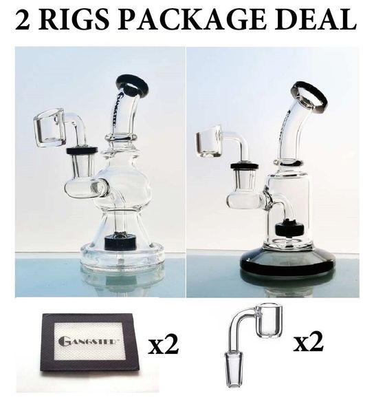 2 RIG DEAL - 2 x 6'' DAB RIG WITH SHOWERHEAD PERC