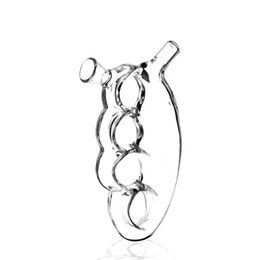 BB02 - 6" GLASS KNUCKLE BLUNT BUBBLER