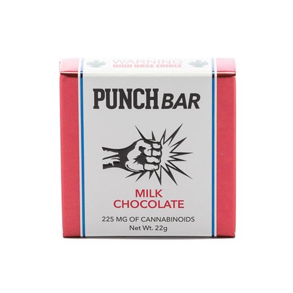 1/20 & 2/30 PUNCH Bar Milk Chocolate 225mg THC