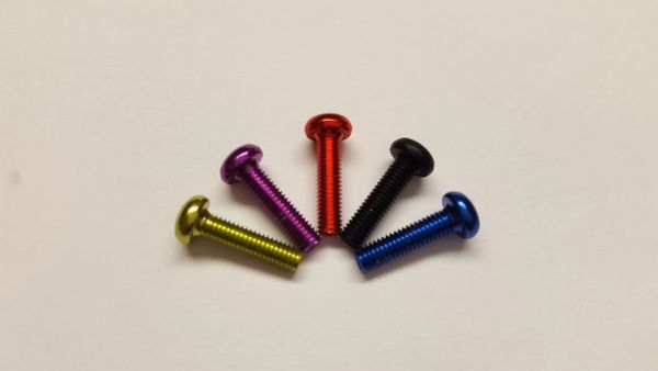 M3 X 12MM ANODIZED ALUMINUM SCREW