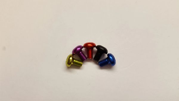 M3 X 5MM ANODIZED ALUMINUM SCREW