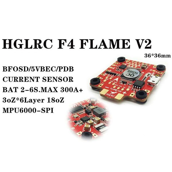 Hglrc f4 Flame V2 Flight Controller