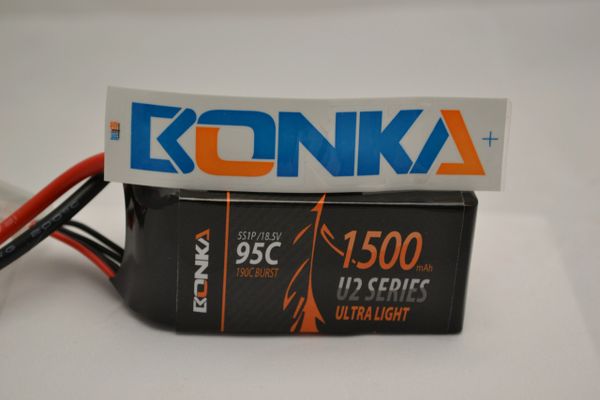 Bonka Power U2 1500mah 95C 5s battery