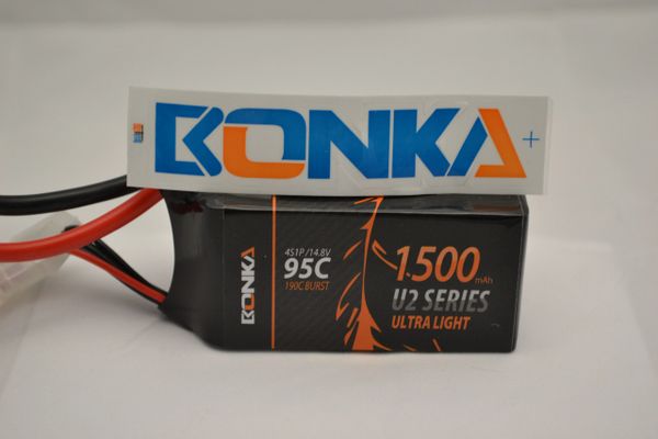 Bonka Power U2 1500mah 4s 95c battery