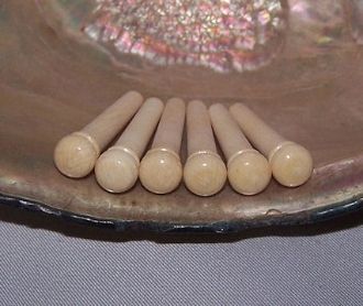 Mammoth Ivory Bridge Pins - Blank