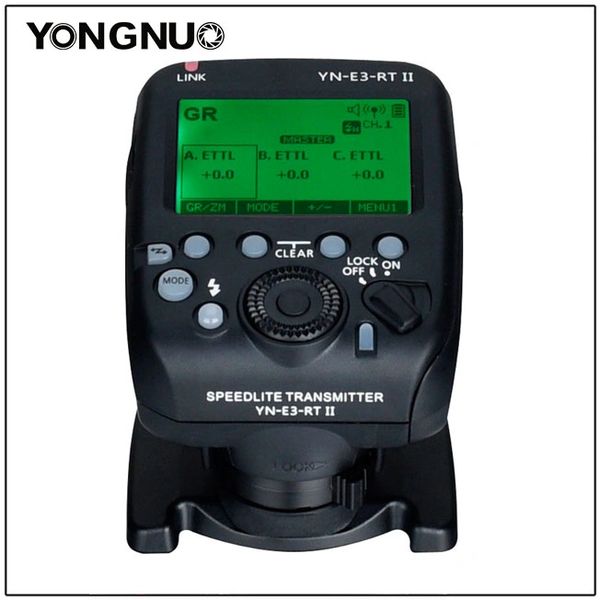 YONGNUO YN600EX-RT II TTL Flash Speedlite × 2 Trasmettitore YN-E3-RT per Canon 