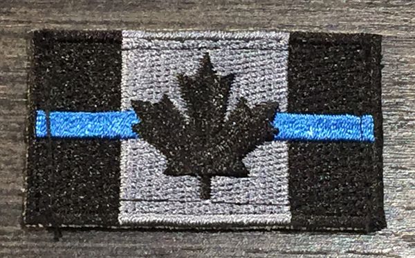 Canada Flag Patch - Thin Blue Line | Winnipeg Army Surplus