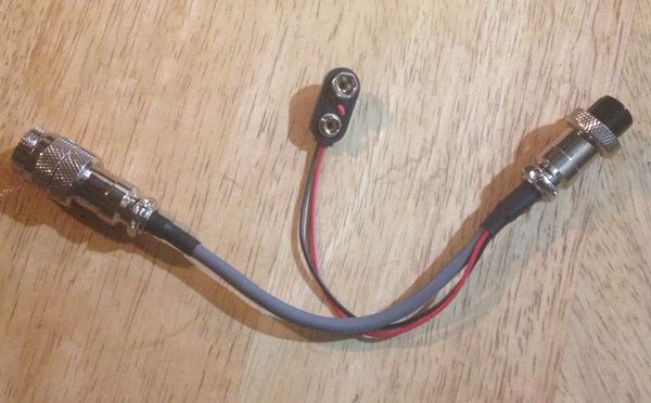 ADATTATORE CONNETTORE MICROFONO 4 POLI CB GALAXY A YAESU 8 POLI - Foto 4