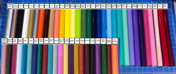 Siser EasyWeed and Glitter Iron On Heat Transfer Combination 3 12" x 15" Rolls or 10”x12” Glitter, Mix or Match