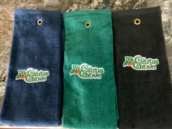 Citrus Grove Golf Towel