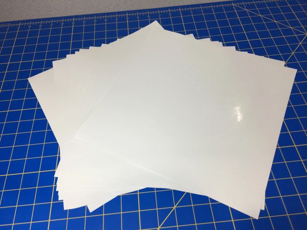 Oracal 651 Adhesive Craft Vinyl White 12 12"x12" Sheets