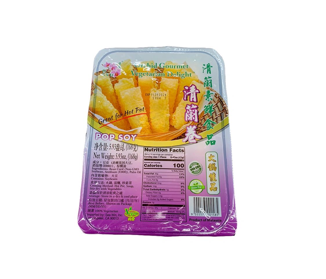 Orchid Gourmet Vegetarian Delight Pop Soy 5 93oz