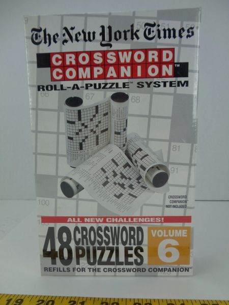 New York Times Crossword Companion Roll a Puzzle System Volume 6