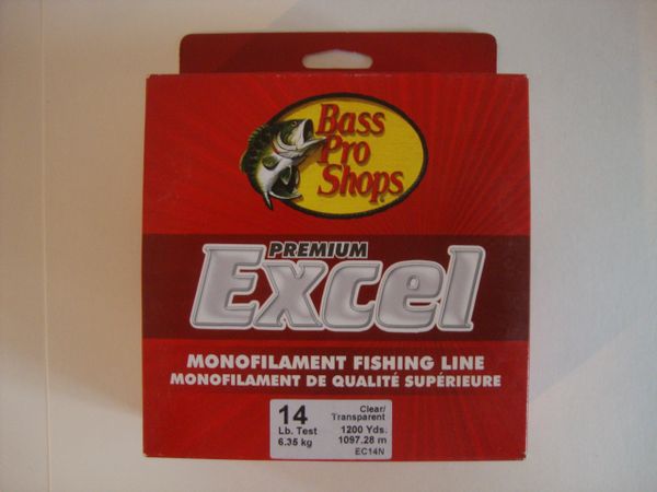 New Bass Pro Shops Premium Excel Monofilament Fishing Line 14 Lb.