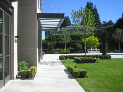 complete landscape installation in Vancouver near UBC