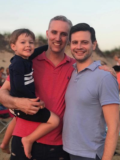 Two-dad family pursuing adoption in NY