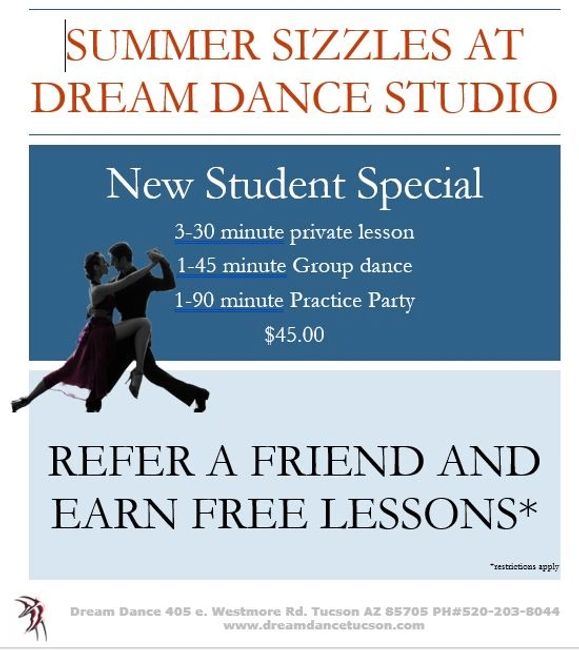 Latin Dance Lessons in Tucson, AZ Dream Dance