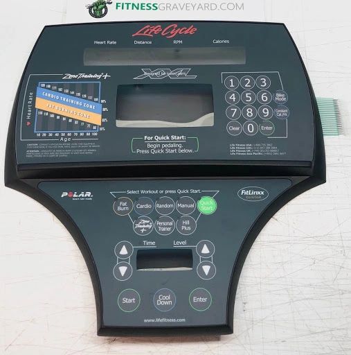 Life Fitness Display Overlay # AK63-00142-0001 NEW | Fitness Equipment ...