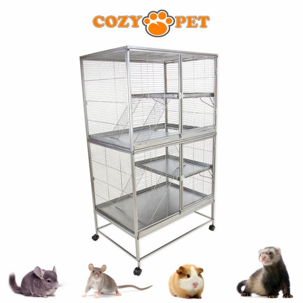 Cozy Pet Rodent Cage suitable for Rat, Chinchilla, Degu, Ferret RC03