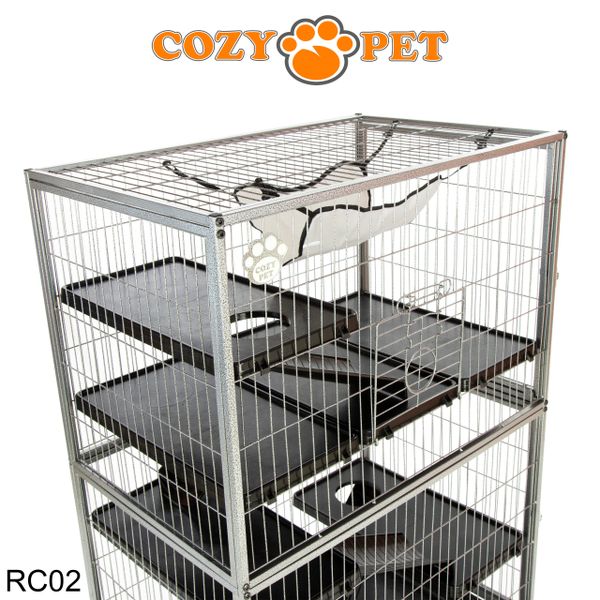 Cozy Pet Rodent Cage suitable for Rat, Chinchilla, Degu, Ferret RC01
