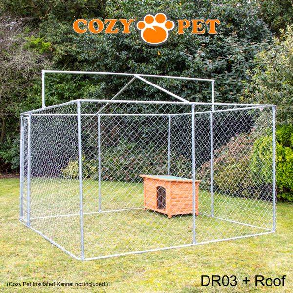 Chain link dog store kennels