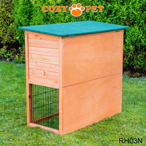 Cozy Pet Rabbit Hutch 3ft Natural | Cozy Pet Ltd
