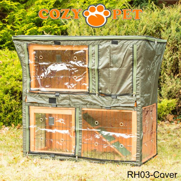 Cozy Pet Rabbit Hutch 3ft Natural Inc Cover Cozy Pet Ltd