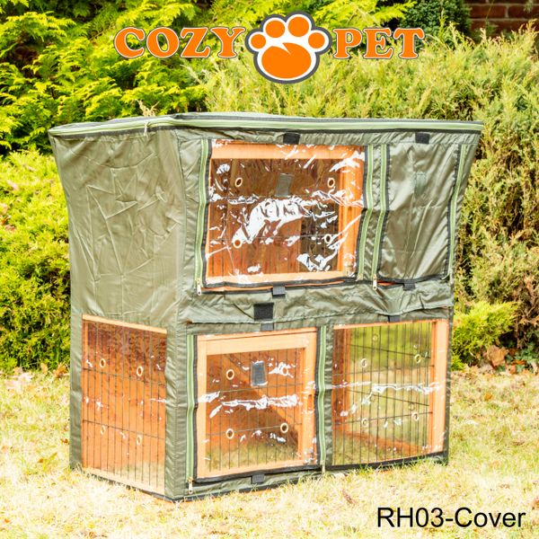 Cozy Pet Rabbit Hutch 3ft Natural Inc Cover Cozy Pet Ltd