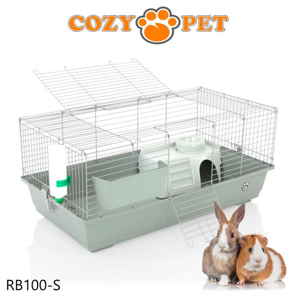 Ideal for Rabbits & Guinea Pigs TK50921 LITTLE FRIENDS Indoor Rabbit 100 Cage with Run