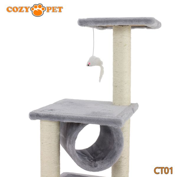 Cozy Pet Delux Multi Level Cat Tree CT01 Grey Cozy Pet Ltd