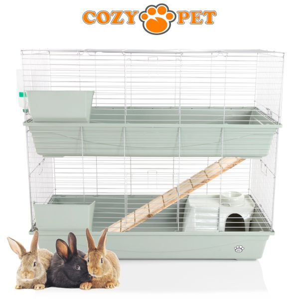 Two tier hotsell rabbit hutch