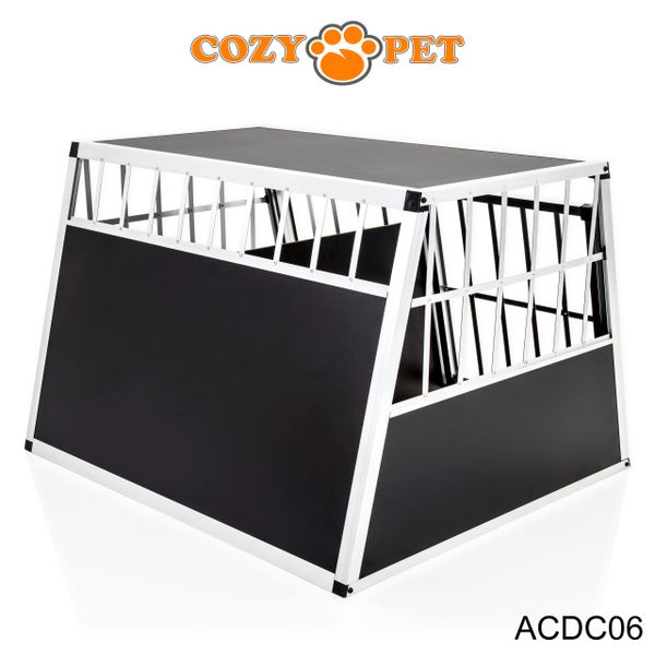 We do not ship to Northern Ireland, Scottish Highlands & Islands, Channel Islands, IOM IOW. Cozy Pet Ltd Cozy Pet Aluminium Car Dog Cage 6 Travel Puppy Crate Pet Carrier Transport Model ACDC06.
