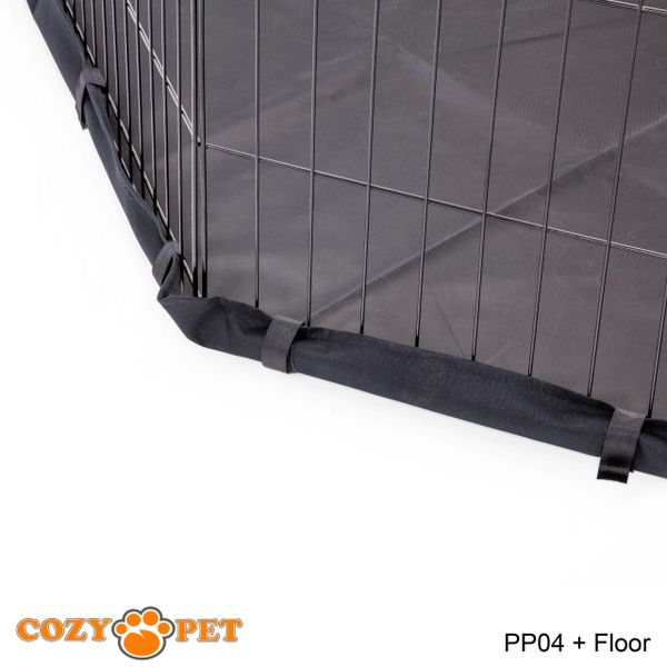 Pet pen hot sale with floor