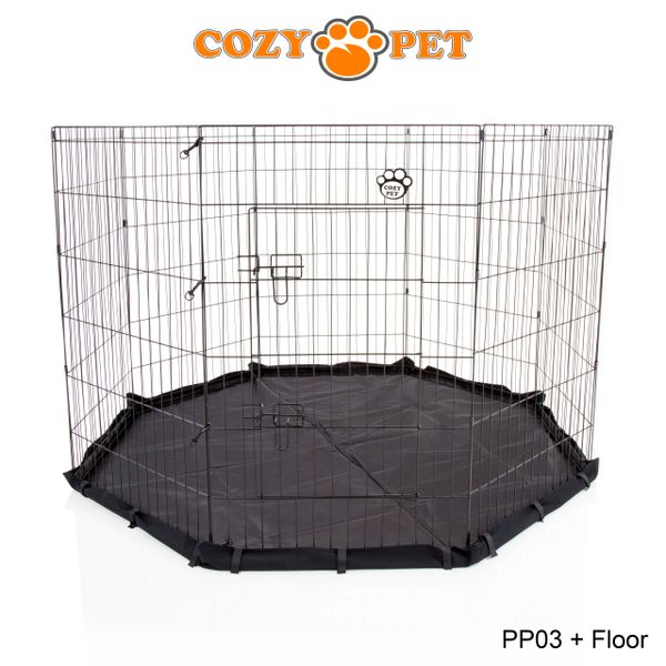 Dog pens outlet with floor