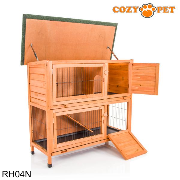 Cozy Pet Rabbit Hutch Natural Cozy Pet Ltd