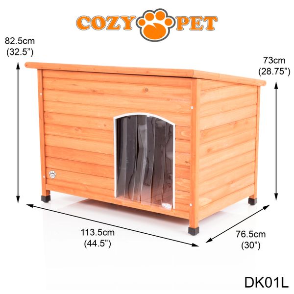 Large Insulated Dog Kennel New 2020 Model DK01L Cozy Pet Ltd