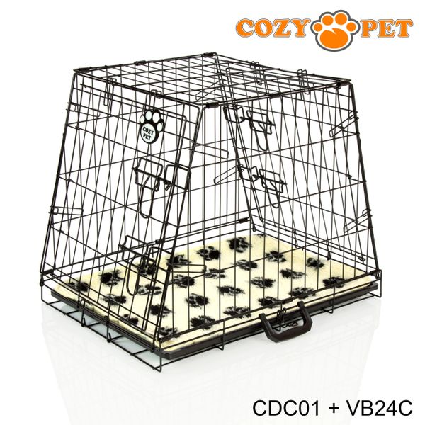 Car Dog Cage Vet Bed by Cozy Pet Travel Crate Model CDC01 VB24C