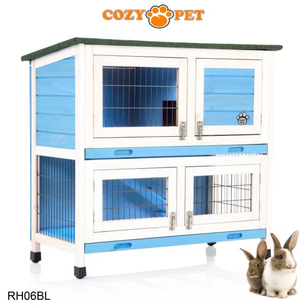 Blue rabbit outlet cage