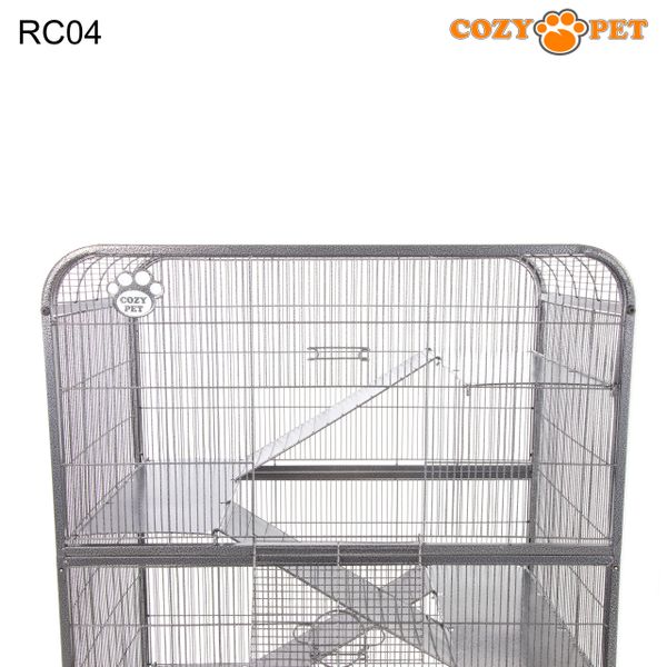 Cozy Pet Rodent Cage for Rat, Ferret, Chinchilla, Degu or other