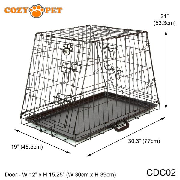 Car Dog Cage by Cozy Pet Travel Crate Model CDC02 Cozy Pet Ltd