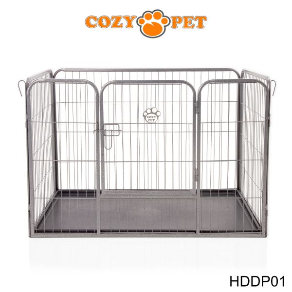 Dog crate discount and playpen