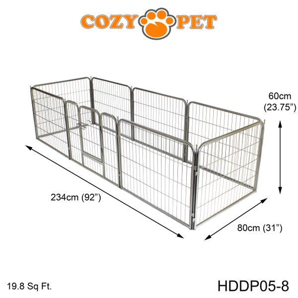 8 sided dog outlet pen