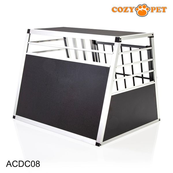 Aluminium Car Dog Cage, Puppy Travel Crate ACDC08 Cozy Pet Ltd